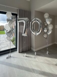 Annual Gala Stage Balloon Decor #17