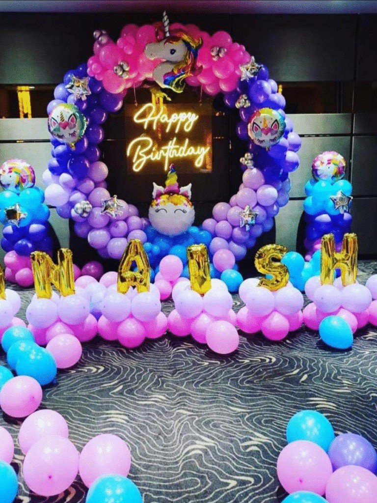 Diwali & Cultural Golden Balloon Decor #30